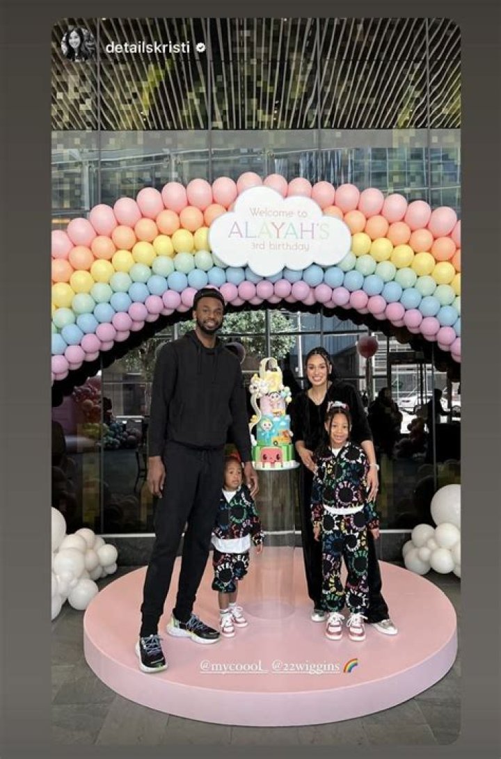 Andrew Wiggins and girlfriend Mychal Johnson celebrate daughters birthday with spectacular Fro