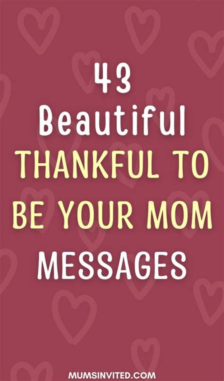 Discover The Heartfelt Gratitude Of "Thank You For Making Me A Mom"