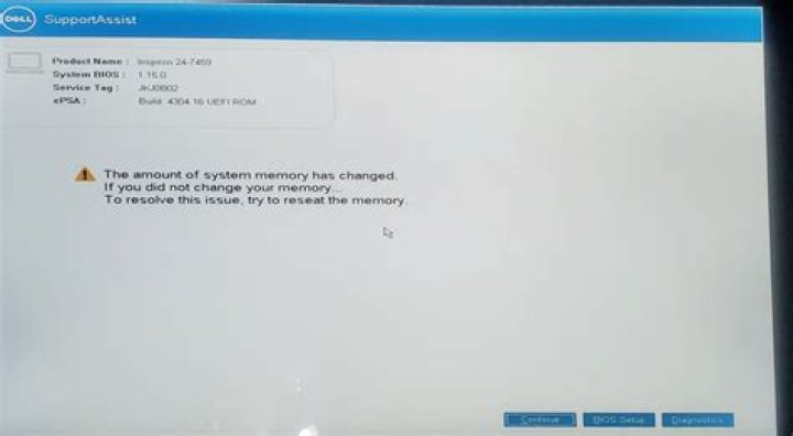 error: no; dataset in memory has changed since last saved