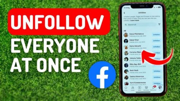 How to unfollow everyone on facebook
