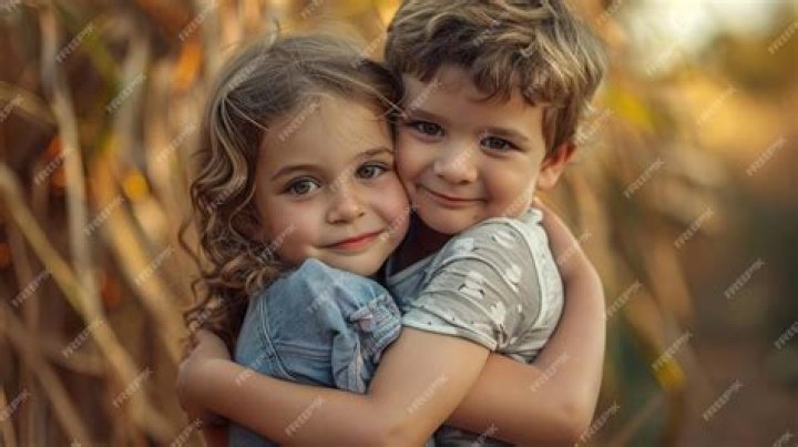 Leon Edwards' Children Embracing Their Half-Sibling