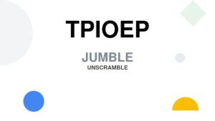 TPIOEP – Daily Jumble