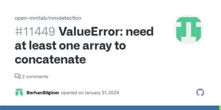 ValueError: need at least one array to concatenate