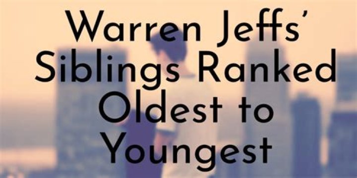 Warren Jeffs Siblings: Lyle Jeffs, Seth Jeffs, Nephi Jeffs, Ward Jeffs, Leslie Balmforth Jeffs, Isaa